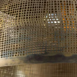 2-flammige Hängeleuchte in Bronze Antik - Jaines