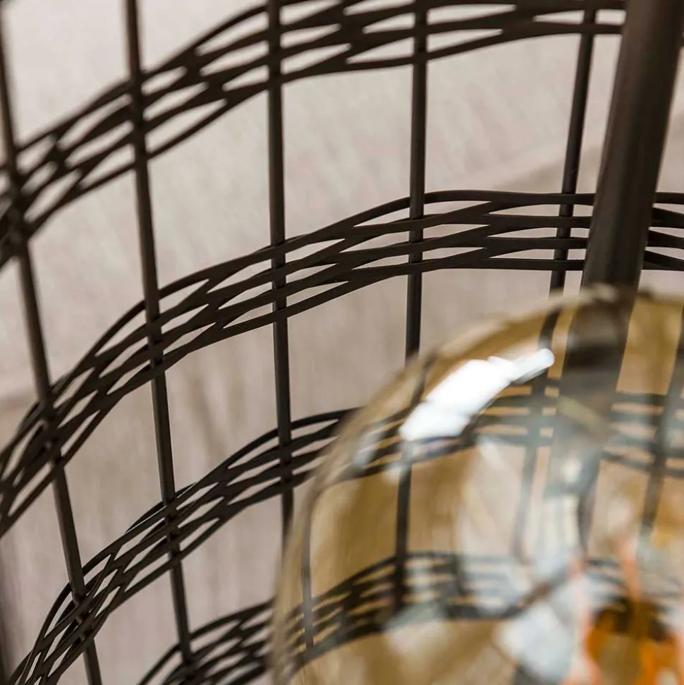 2-flammige Stehlampe aus Metallgeflecht - Cibiao