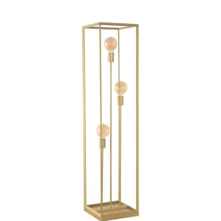3-flammige Stehleuchte in Gold - Gannices