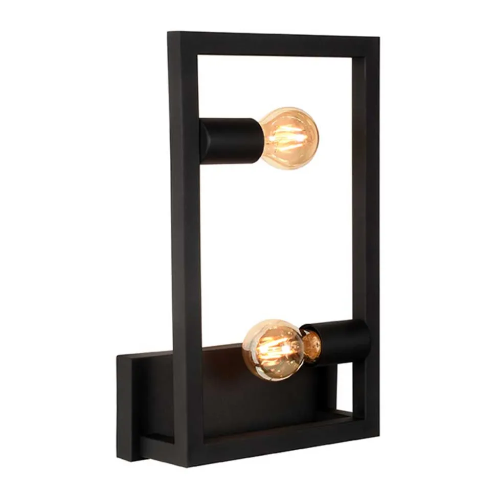 2-flammige Wandlampe im Industrial Style - Juareza