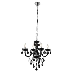 4-flammiger Kronleuchter im Vintage Look - Cuivedas