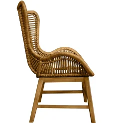 Fledermaus Sessel aus Rattan - Krems