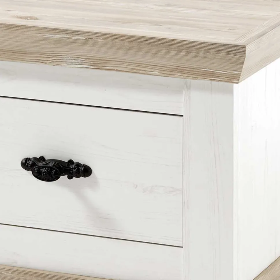 Flur Garderobe & Bank & Schrank - Nedita (dreiteilig)