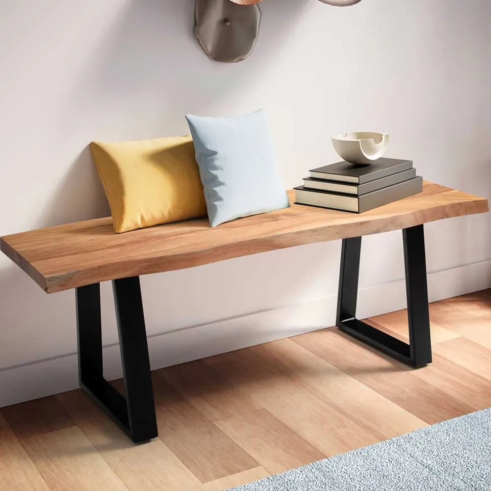 Flur Sitzbank mit Baumkante Akazie - Pamela