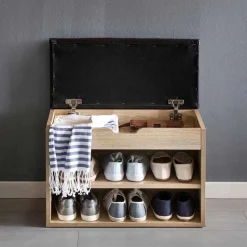 Flurbank mit 2 Fächern & Truhe - Mavricara I