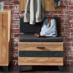 Flurbank mit Klappe für eine Person - Elprisca