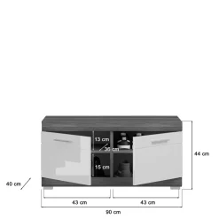 Flurbank mit Stauraum für Schuhe - Nancys