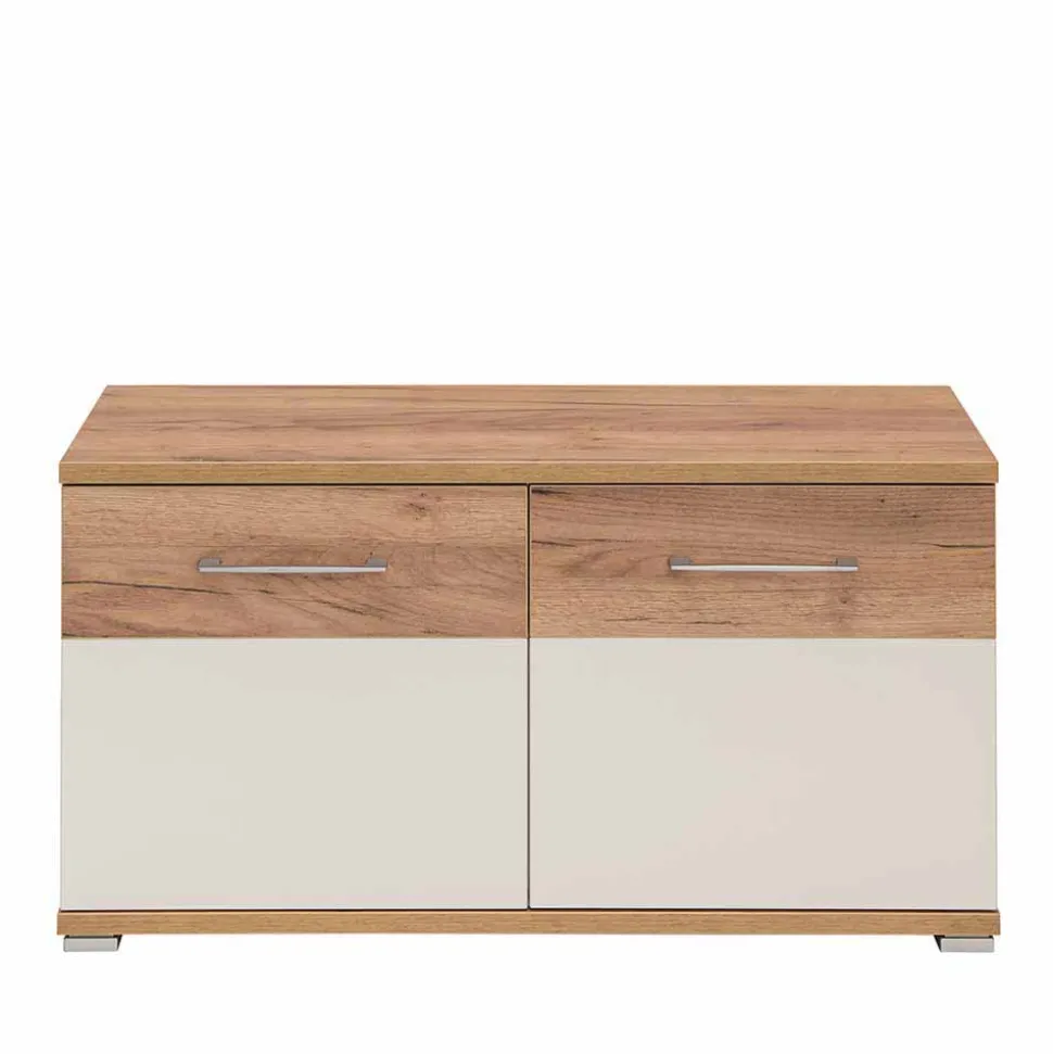 Flurbank Vicanossa in Weiß Eiche