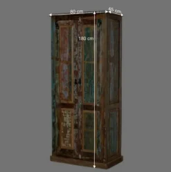 Flurgarderobenset Jamaica in Bunt Shabby Chic (sechsteilig)