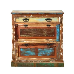 Flurgarderobenset Jamaica in Bunt Shabby Chic (sechsteilig)