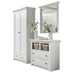 Flurmöbel Set Chelles in Landhausstil (dreiteilig)