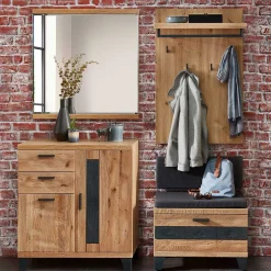 Flurmöbel Set in Wildeiche - Elprisca (vierteilig)