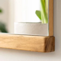 Flurspiegel aus Balkeneiche Massivholz - Robats