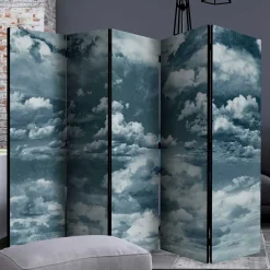 Foto Paravent Himmel voller Wolken - Solcian