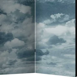 Foto Paravent Himmel voller Wolken - Solcian