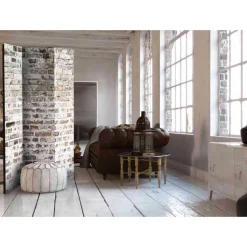 Foto Paravent Vintage Ziegelwand - Nena