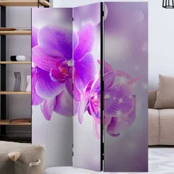 Fotodruck Leinwand Paravent mit Orchideen - Casper
