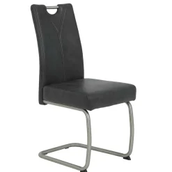 Freischwinger Stühle aus Microfaser - Fucio (Set)