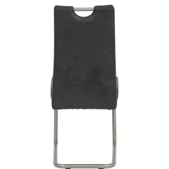 Freischwinger Stühle aus Microfaser - Fucio (Set)