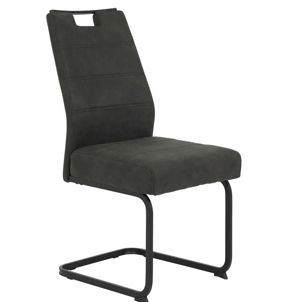 Freischwinger Stuhl mit hoher Lehne - Ivros (Set)