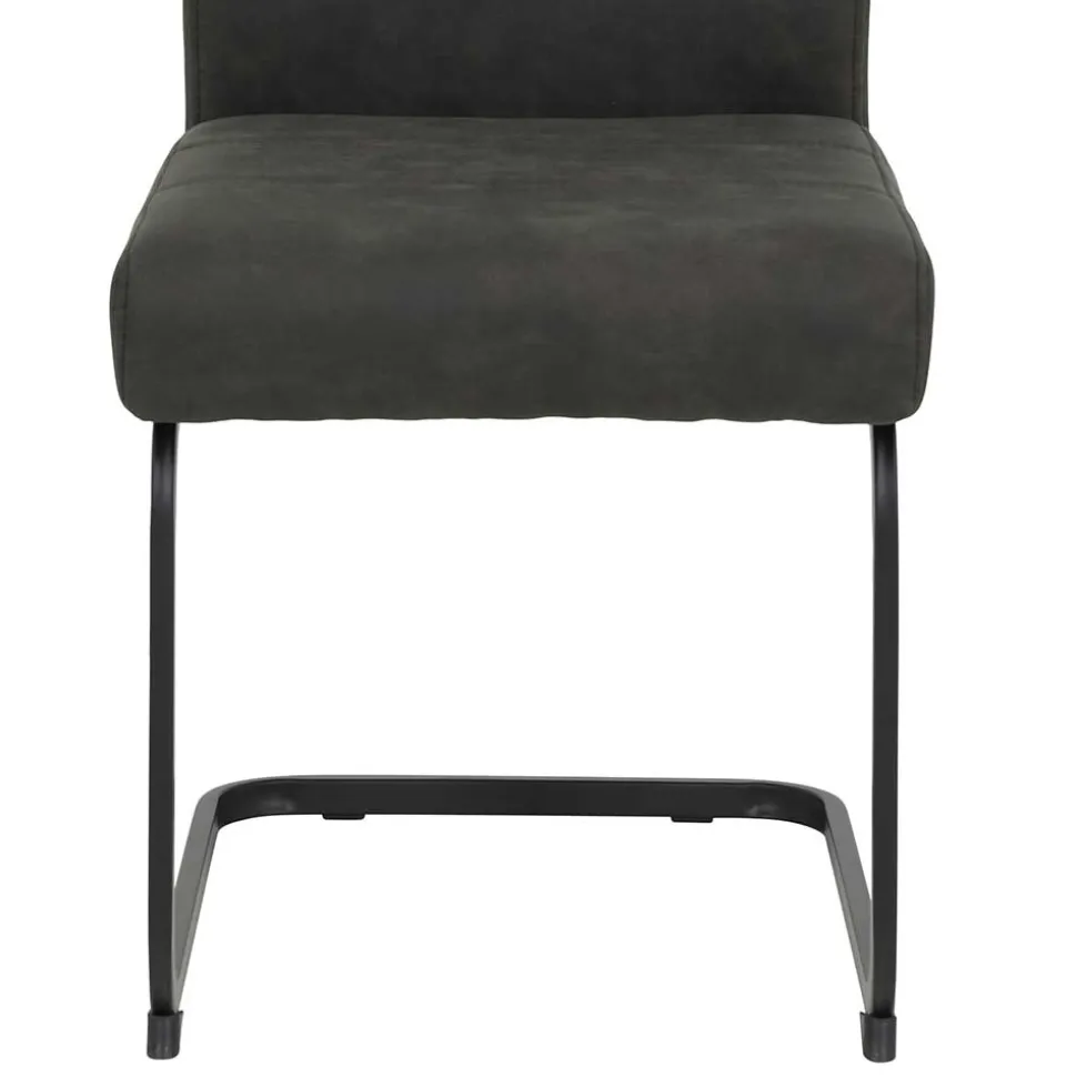 Freischwinger Stuhl mit hoher Lehne - Ivros (Set)