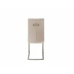 Freischwinger-Polsterstühle in Creme - Sevilaca (4er Set)