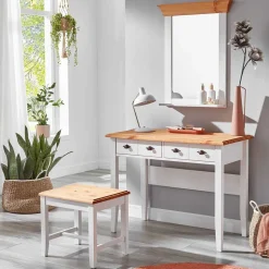 Frisiertisch & Hocker & Spiegel - Sibiuta (dreiteilig)