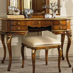 Frisiertisch & Hocker im Italienischen Stil - Carlenna (zweiteilig)
