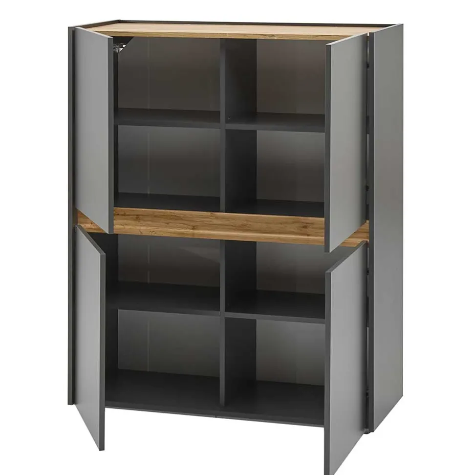 Funktionelle Wohnwand Möbel - Ahilav (fünfteilig)