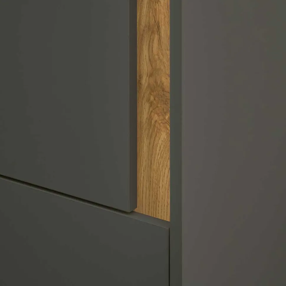 Funktionelle Wohnwand Möbel - Ahilav (fünfteilig)