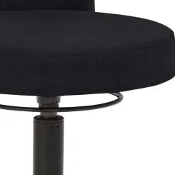 Funktioneller Arbeitshocker mit Lehne & Drehgestell - Kenzy