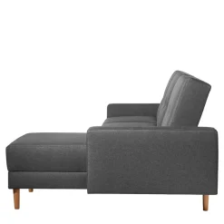 Funktionelles Ecksofa in Dunkelgrau - Kalastania (zweiteilig)