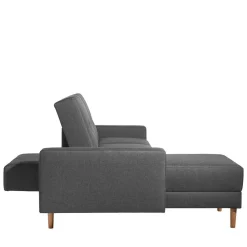Funktionelles Ecksofa in Dunkelgrau - Kalastania (zweiteilig)