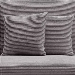 Funktionssofa in Grau aus Cord - Naim