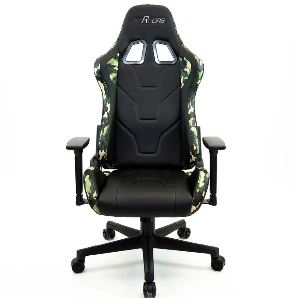 Gamer Drehstuhl in Schwarz & Camouflage - Babeny