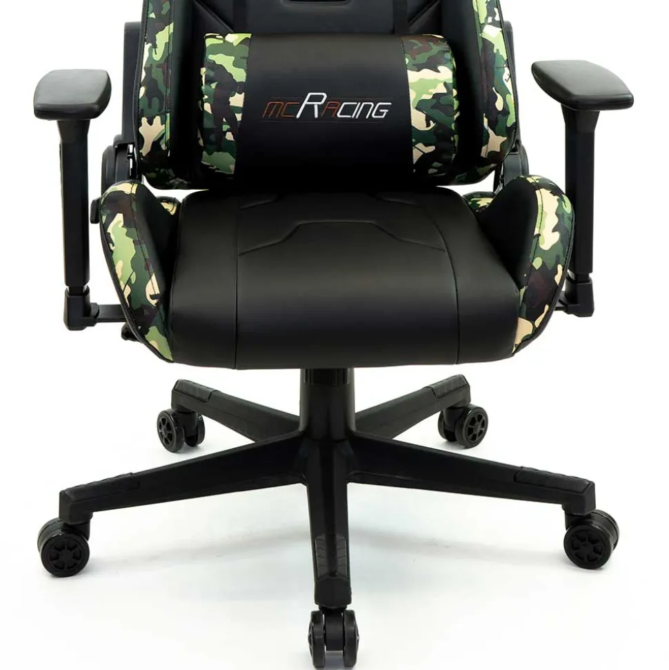 Gamer Drehstuhl in Schwarz & Camouflage - Babeny