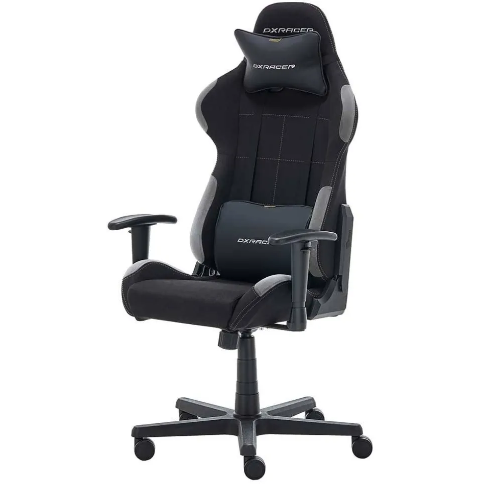 Gaming Chair in Schwarz Grau - Tannilo