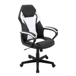 Gaming Computerstuhl in Schwarz Weiß - Bajan