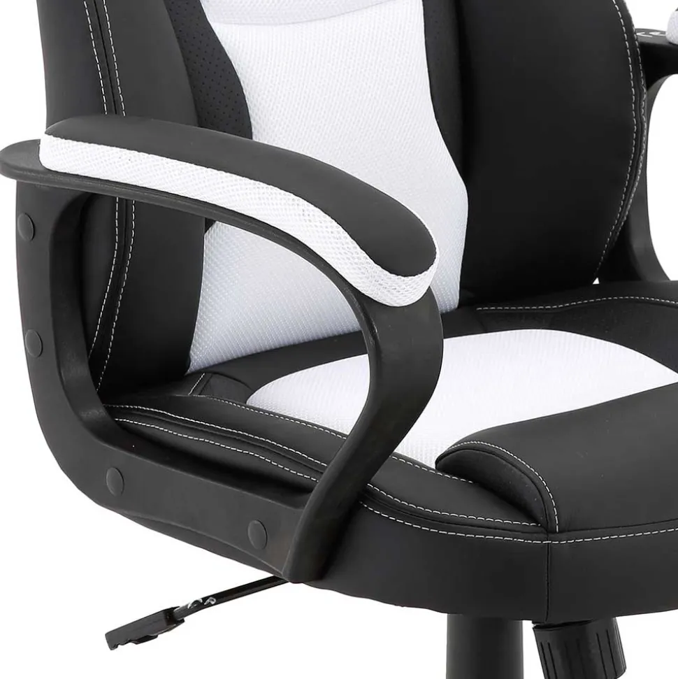 Gaming Computerstuhl in Schwarz Weiß - Bajan