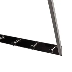 Garderobe Novo in Schwarz Weiß