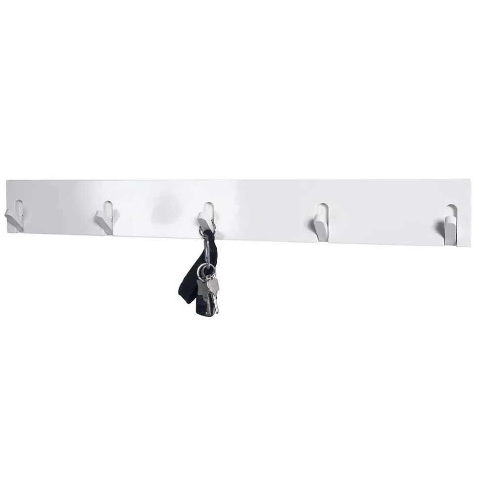 Garderobe Vanadrino in Weiß Hochglanz