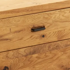 Garderobenbank aus Balkeneiche Massivholz - Robats