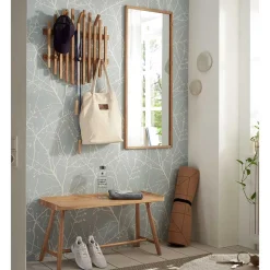 Garderobenbank aus massivem Eichenholz - Gangizo