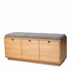 Garderobenbank Helvana mit Eiche furniert