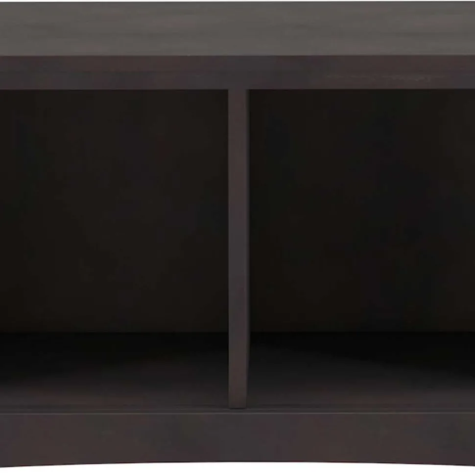 Garderobenbank in Dunkelbraun - Alicudia