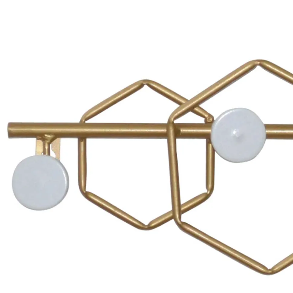 Garderobenleiste in Gold und Weiß - Olterva