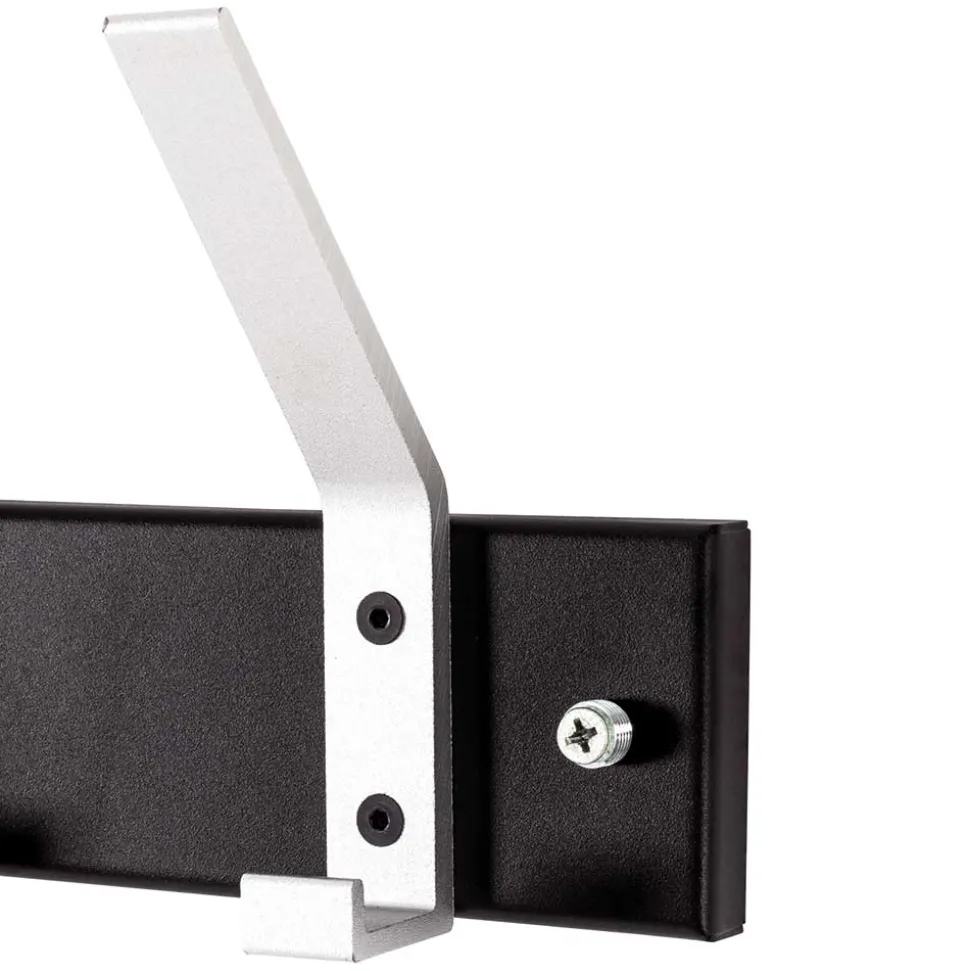 Garderobenleiste in Schwarz & Alu - Amarana