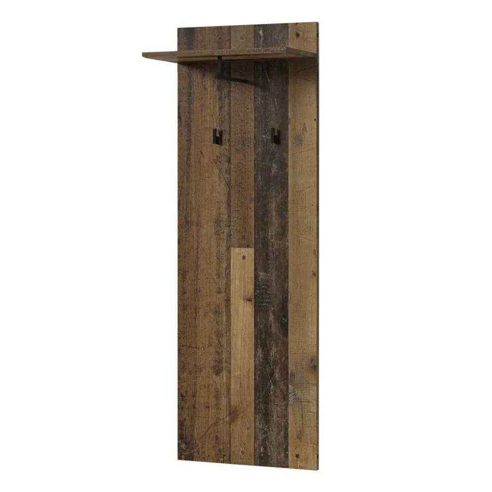 Garderobenpaneel im Altholz Look - Thani