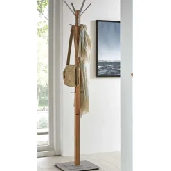 Garderobenständer aus Eiche Massivholz - Lagaska