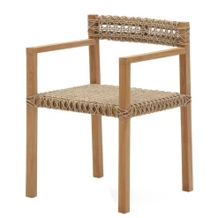 Garten Armlehnstühle aus Teak Massivholz - Conave (2er Set)